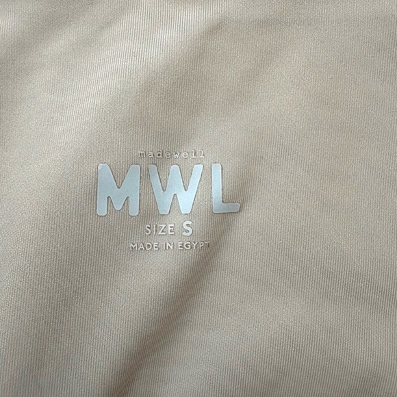 Madewell MWL Flex Flare Leggings, SZ Small, Color Tan/Cream- Harvest Moon - Picture 6 of 7